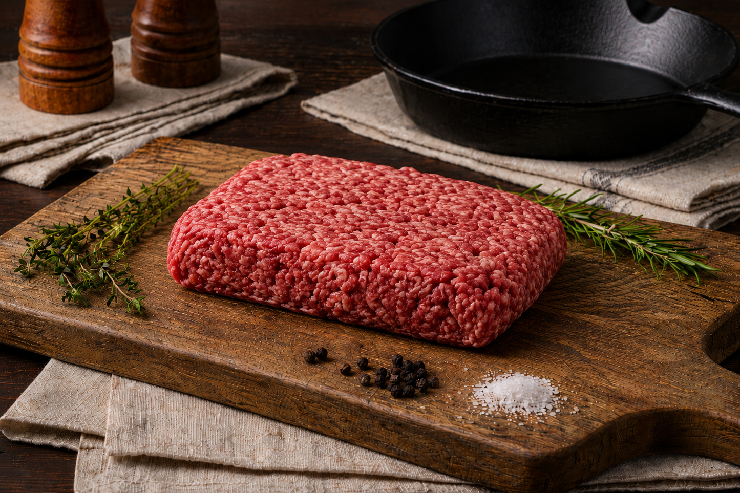 American Wagyu Premium Ground Beef - Brisket and Ribeye Blend, 1 lb