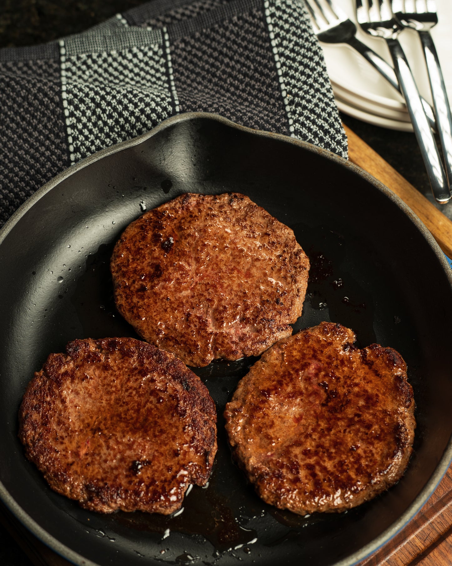 American Wagyu 80% Lean 20% Fat Burger Patties - 1/3 lb (4 Pack)